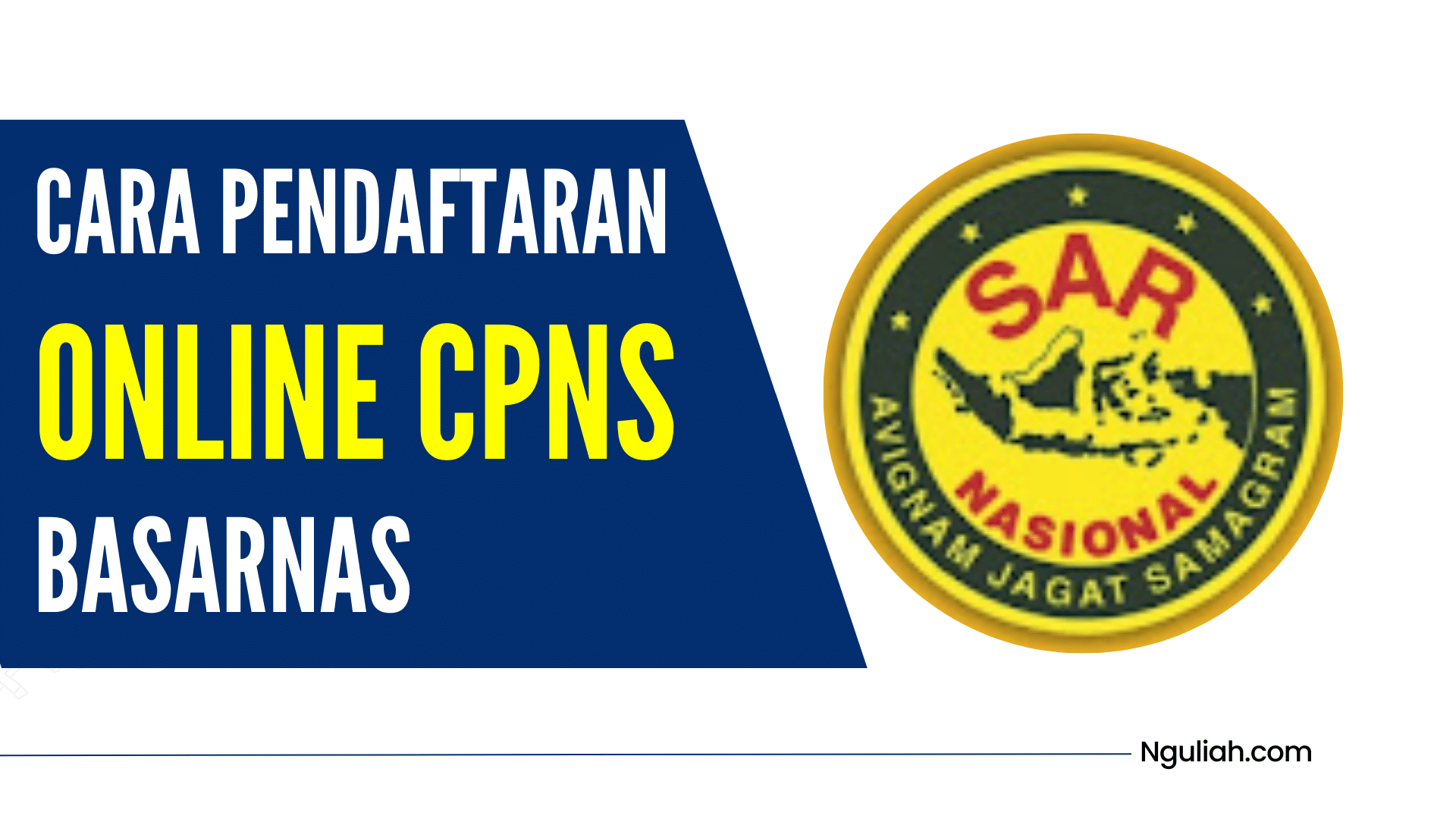 Cara Pendaftaran Online CPNS BASARNAS (basarnas.go.id) 2024